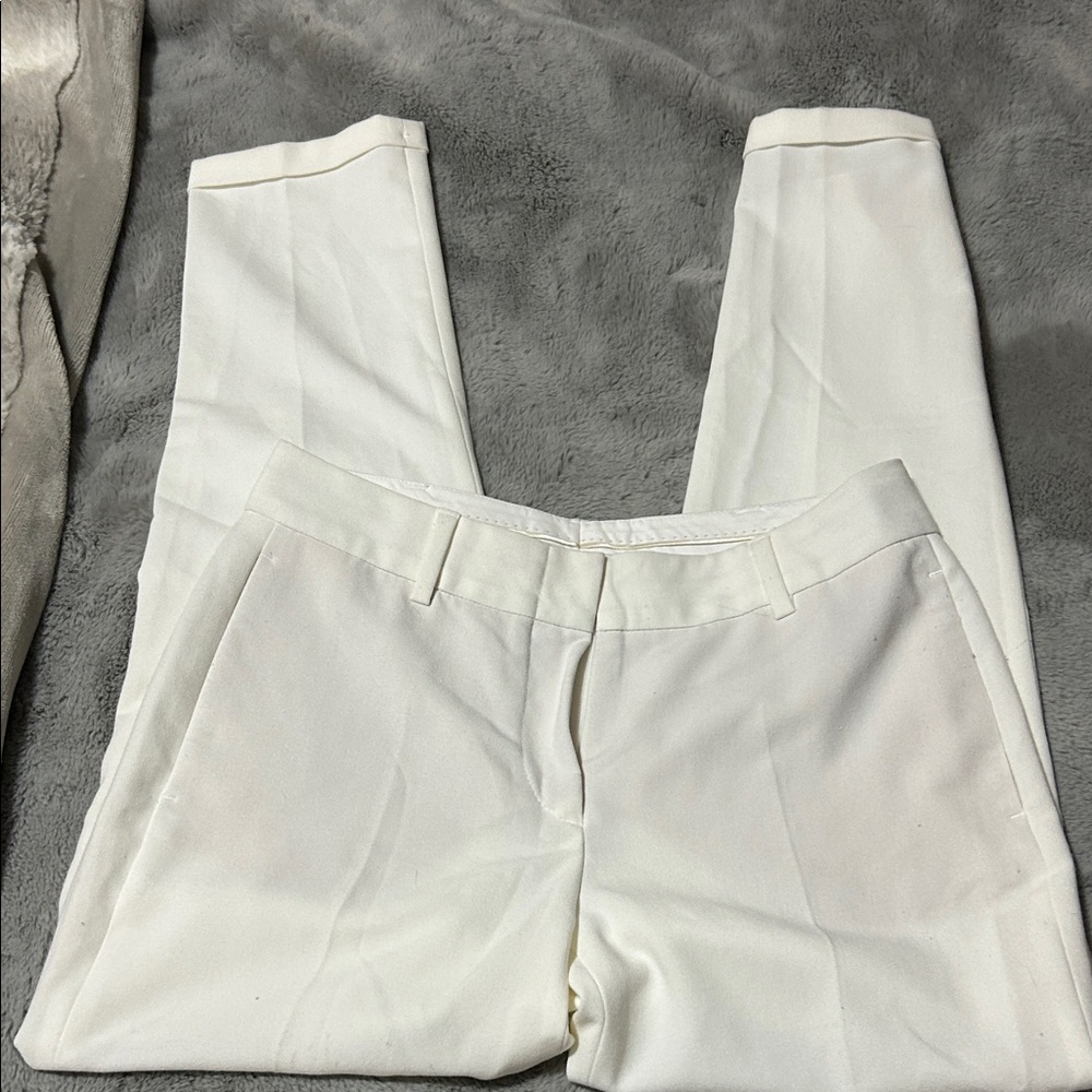 Women Classic White Pants